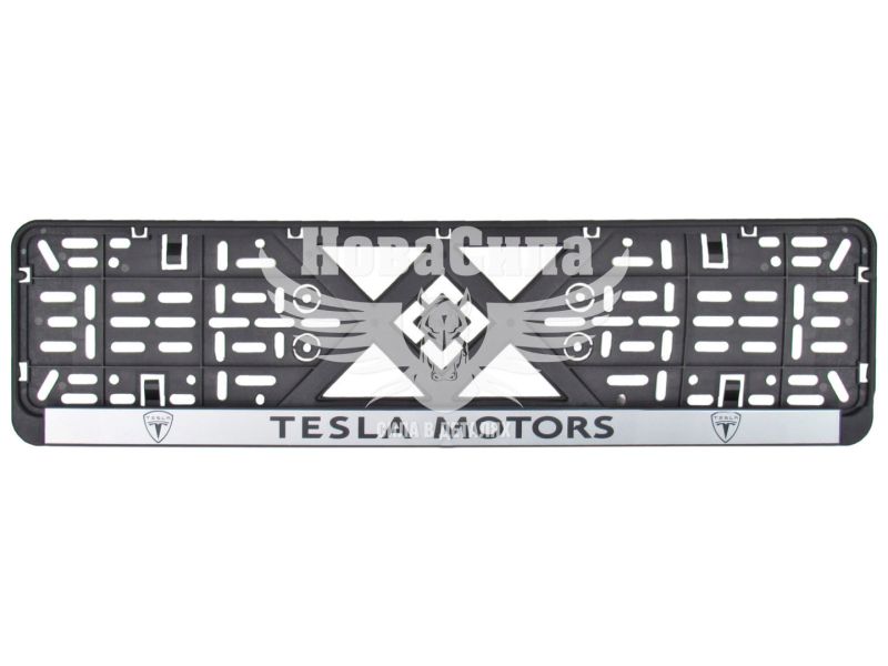 Рамка номерного знаку (Bi-Plast) (Tesla) (BP-244)
