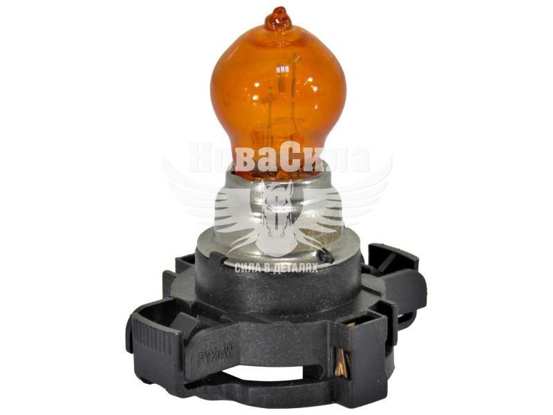 Лампочка галогенна PY24W PGU24/4 12V 24Вт (Brevia) +30 (Power) (12229C)