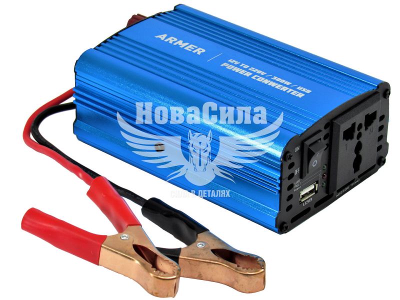 Перетворювач напруги 12V-220V 300W (Armer) (ARM-PI300)