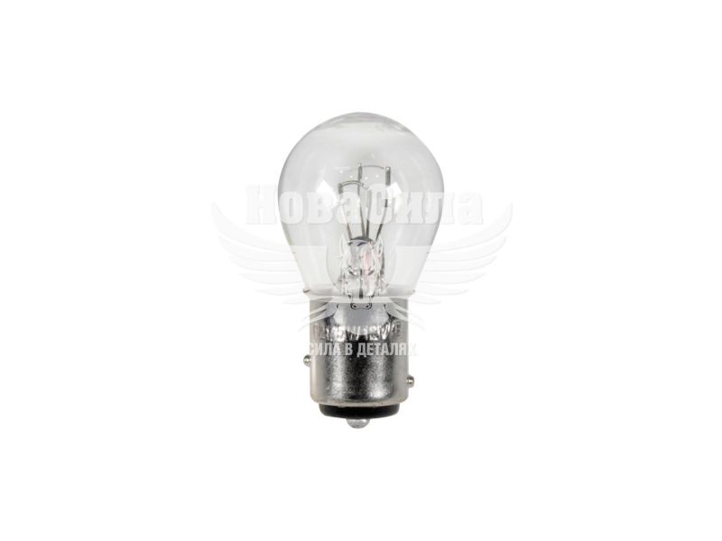 Лампочка 2-ох конт. груша біла 12V-21/5Вт P21/5W BAZ15d (Zollex) (упак.-10шт.) (08724)