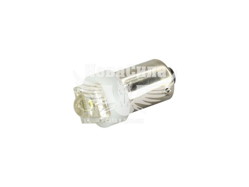 Лампочка з цоколем LED T4W LEDS біла 1-діод 12V-0,7Вт BA9s (Futura) (упак.-10шт.) (20611)