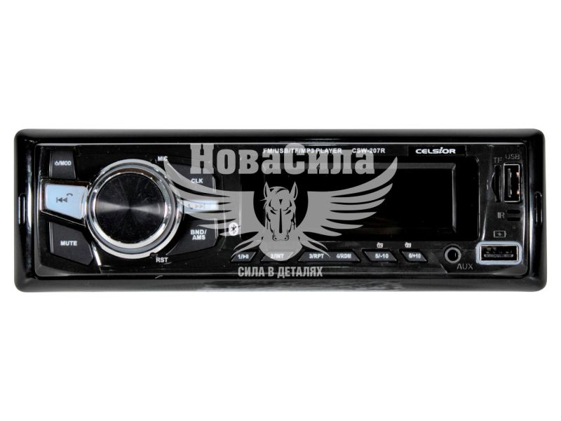 Автомагнітола 1-DIN (Celsior) USB+Bluetooht+SD Сard+AUX CSW-207R (CSW-207R)
