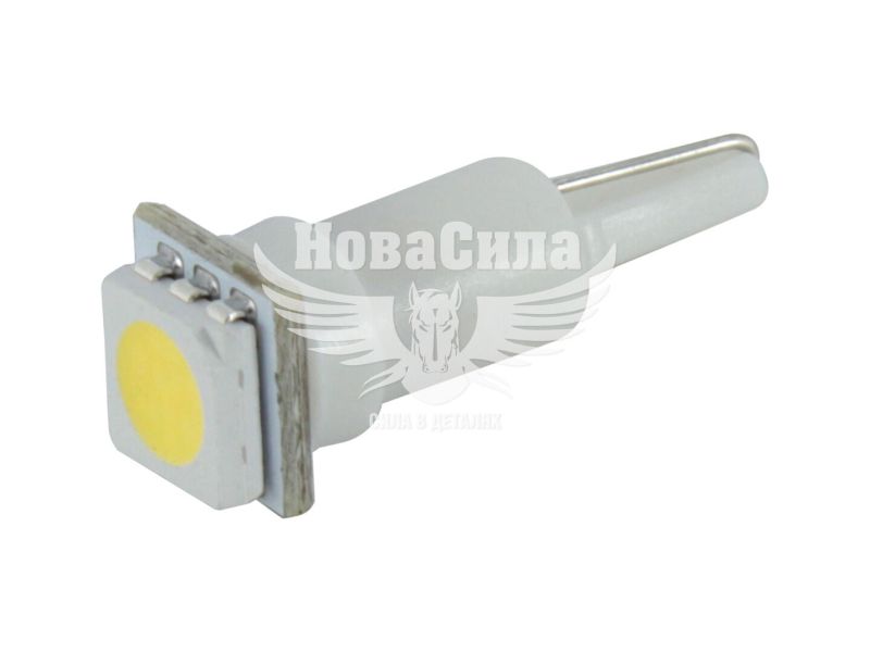 Лампочка без цоколя семечка LED T5 W2.3W SMD біла 1-діод 12V-0,4Вт W2x4.6d (Futura) (упак.-10шт.) (30111)