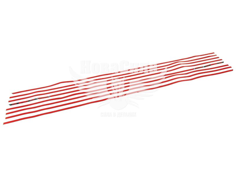 Наклейка кругом авто з написом Exclusive Edition (черв.) 400х1 (51-2)