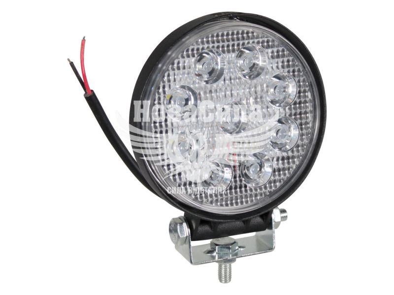 Фара світлодіодна LED 9W 6000К (AMiO) (110мм.) (02420)