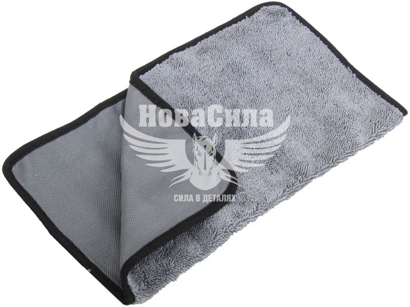 Серветка з мікрофібри (Zollex) 40х40см. сіра товста (17535)