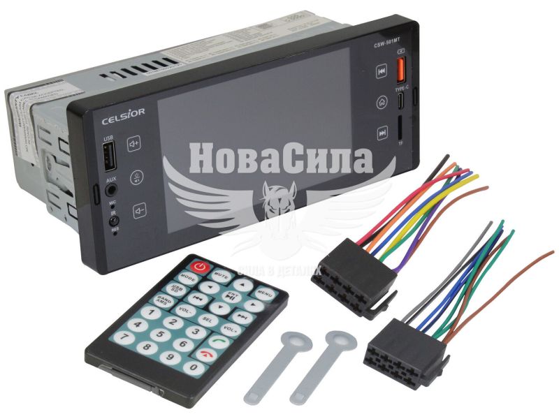 Автомагнітола 1-DIN (Celsior) USB+SD Card+AUX CSW-501MT (з монітором) (CSW-501MT)