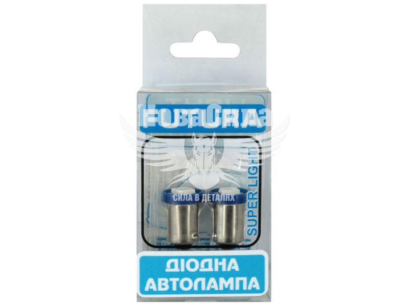 Лампочка з цоколем LED T4W SMD синя 1-діод 24V-0,4Вт BA9s (Futura) (к-т.-2шт.) (30622)
