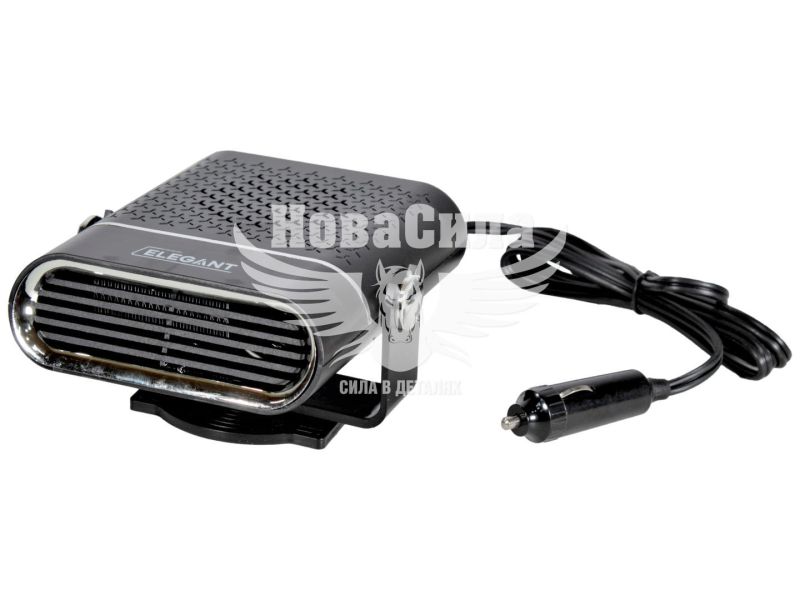 Вентилятор для обігріву салона 12В 150W (Elegant) (в прикурювач, кабель 1,8м.) (101 503)