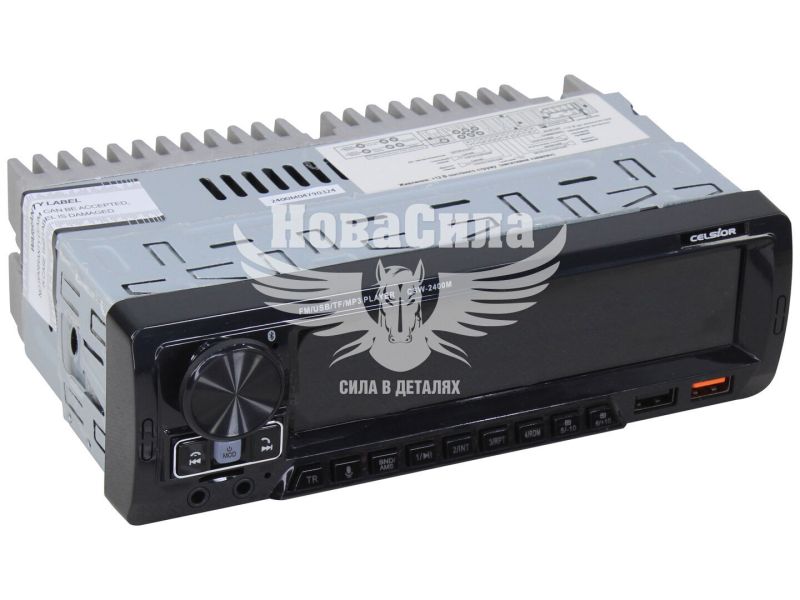 Автомагнітола 1-DIN (Celsior) USB+Bluetooht+SD Card+AUX CSW-2400M (CSW-2400M)