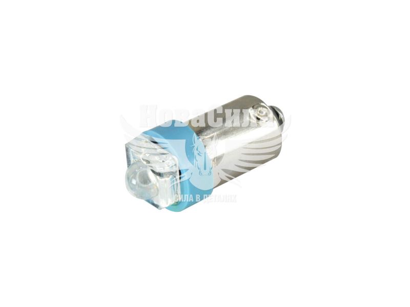 Лампочка з цоколем LED T4W LEDS синя 1-діод 24V-0,7Вт BA9s (Futura) (упак.-10шт.) (20622)