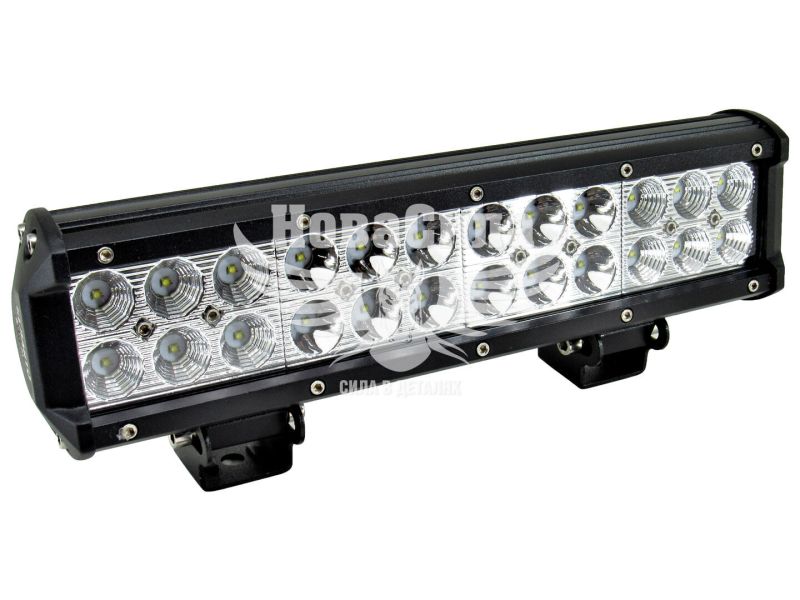 Фара світлодіодна LED 72W 6000К (Brevia) (300х80х65мм.) COMBO (10724CX1)