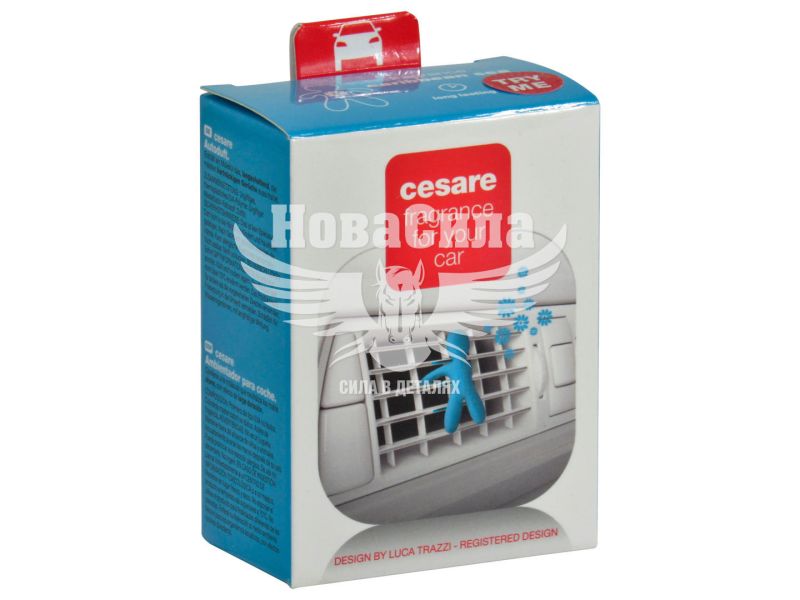 Ароматизатор (Mr&Mrs) Cesare BOX Caribbean Sea (полимерный на дефлектор) (JCES009V01)