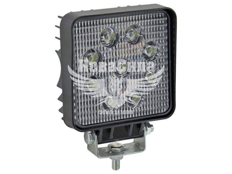 Фара світлодіодна LED 27W 6000К (Brevia) (108x108x47мм.) FLOOD (10642QFX1)