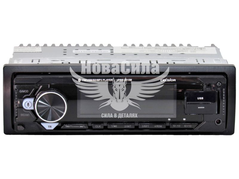 Автомагнітола 1-DIN (Celsior) USB+Bluetooht+SD Card+AUX CSW-2015M (CSW-2015M)