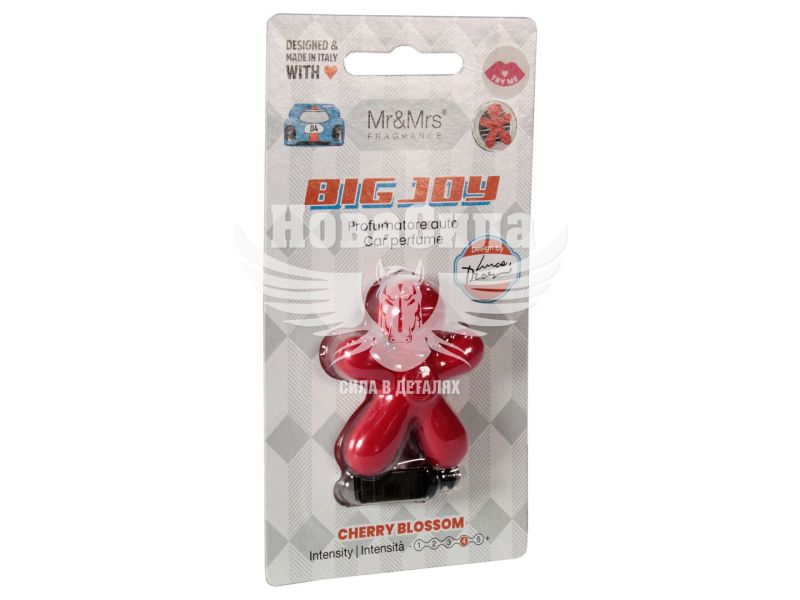 Ароматизатор (Mr&Mrs) Big Joy Red Cherry Blossom (полімерний на дефлектор) (JBIGJOY06V00)