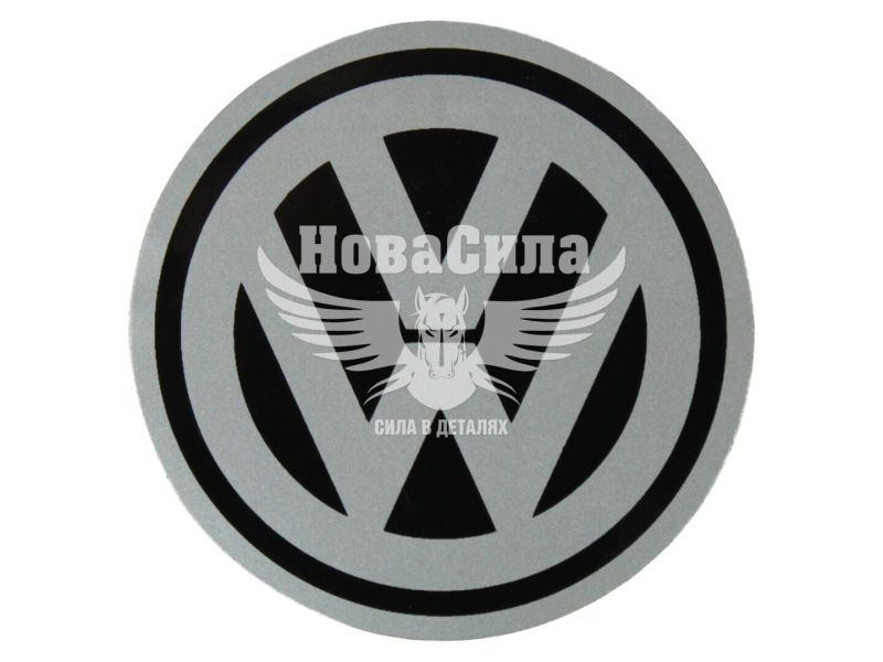 Наклейка кругла з логотипом авто (VW) діам. 5,8 (9-2)