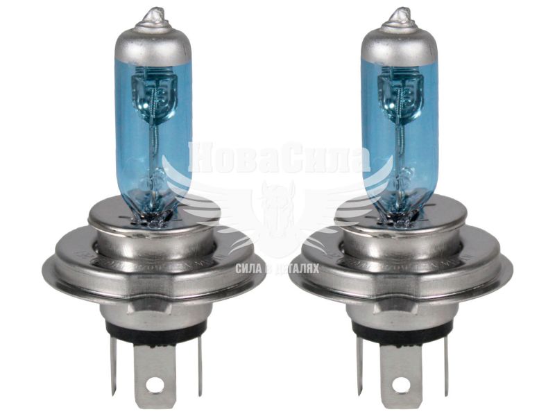 Лампочка галогенна H4 P43t 12V-60/55Вт (CarCommerce) (кт. 2шт.) (61446)