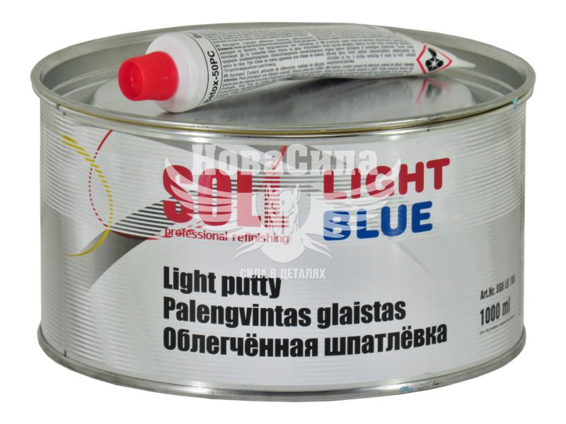 Шпаклівка (SOLL) універс. синя Light Blue 1кг. (SG6 LB 100)