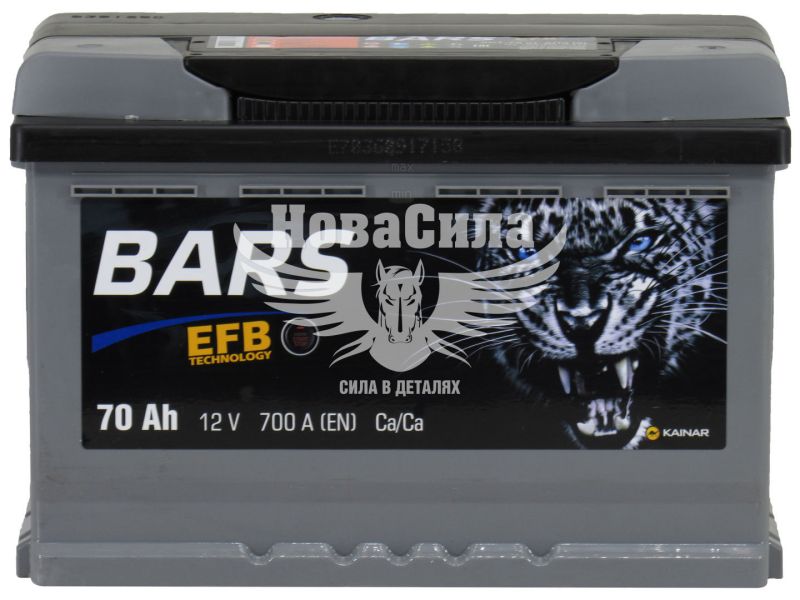 АКБ 70-А/Ч (Bars) EFB (R+) 700A (070 11 20 01 0032 38 39 0 L_BS)