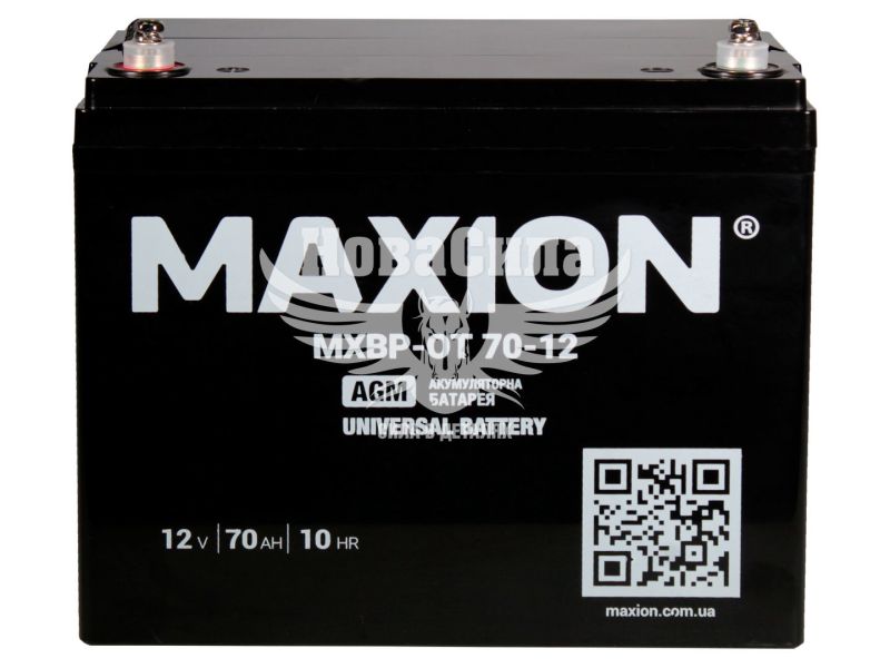 АКБ UPS 12V 70-А/Ч L+ (Maxion) (260х169х217) (mx12v70)