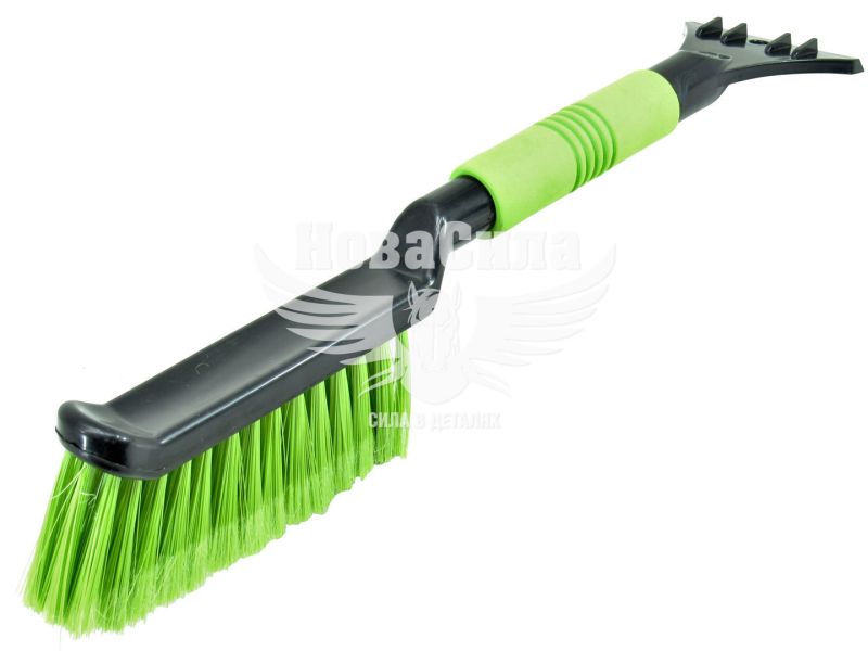 Щітка з скребком (Bi-Plast) 41см. з тверд. губк. на ручці (BP-41)