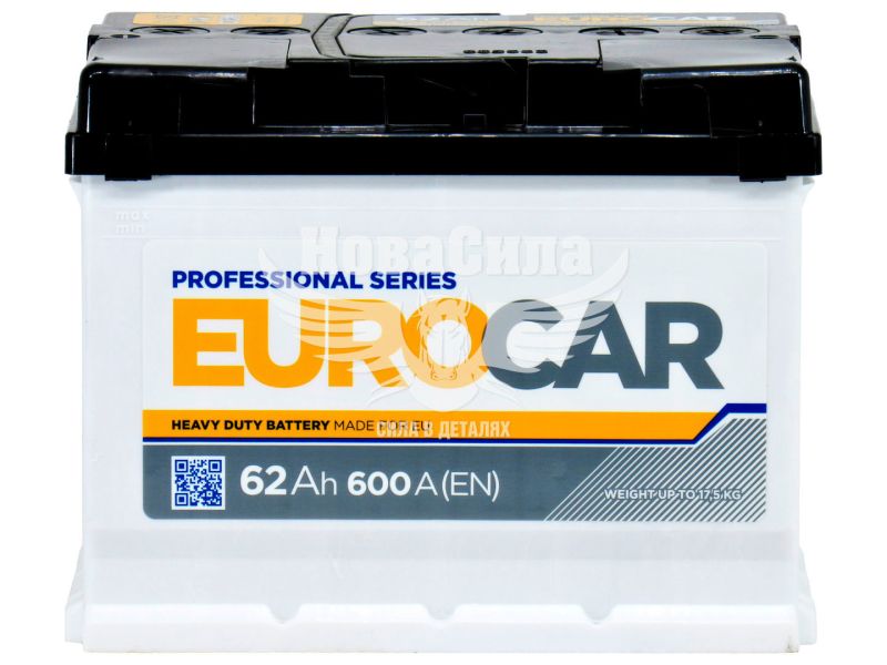 АКБ 62-А/Ч (EuroCar) (L+) 600A