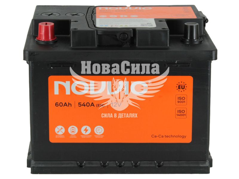 АКБ 60-А/Ч (Novvic) (L+) 540A (241х175х190мм.) (131560716110)