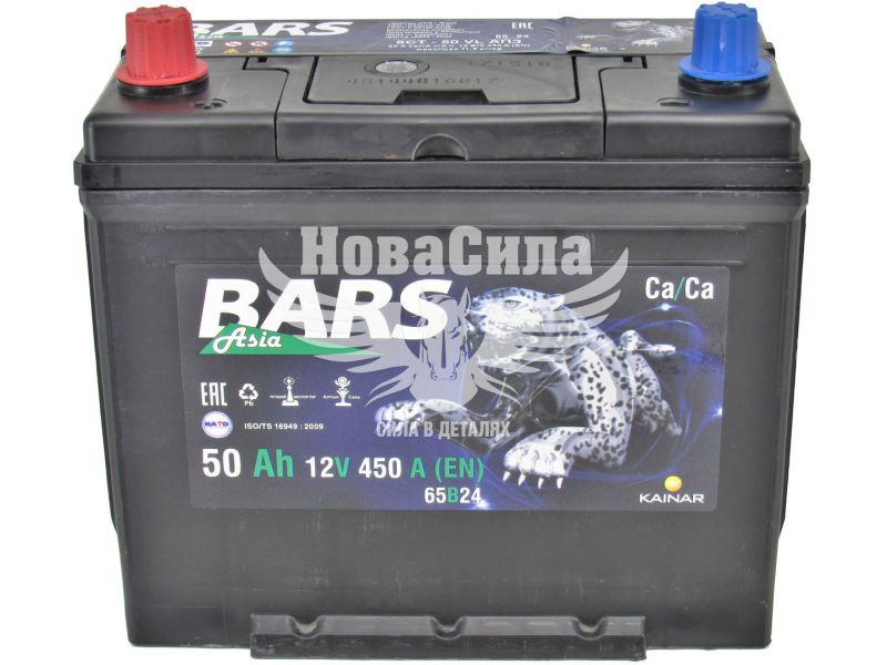 АКБ Азія 50-А/Ч (Bars) (L+) 450A (045 24 42 03 0021 01 03 0 R_BA)