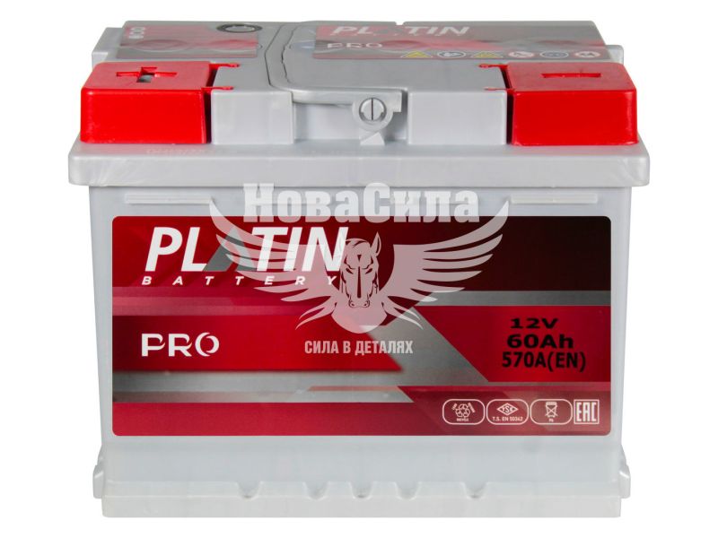 АКБ 60-А/Ч (Platin) PRO (L+) 570A обсл. з пробк. (242х175х190мм.)
