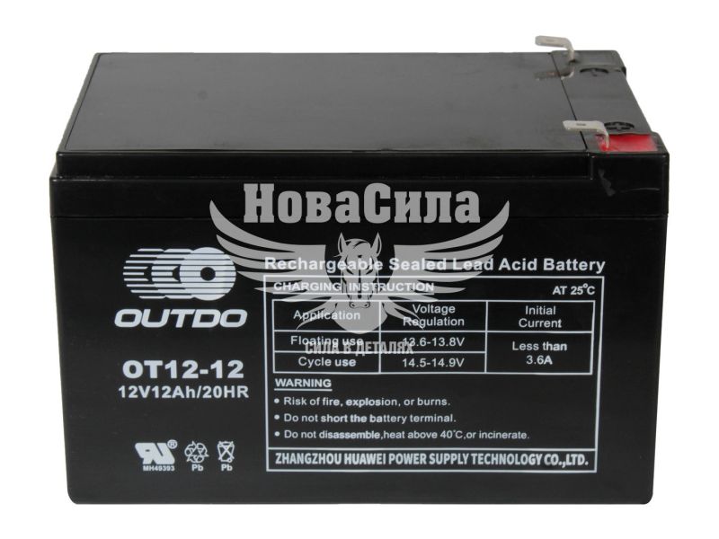 АКБ UPS 12V 12-А/Ч L+ (Outdo) (151х98х96) (12-12)