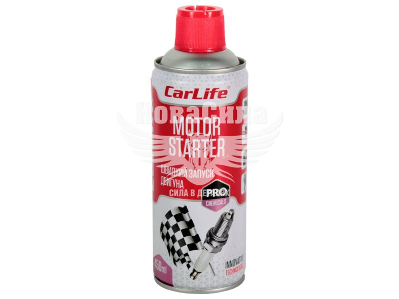Швидкий старт для запуску диз. і бенз. двиг. (CarLife) Motor Starter 450мл. (Ефір) (CF457)