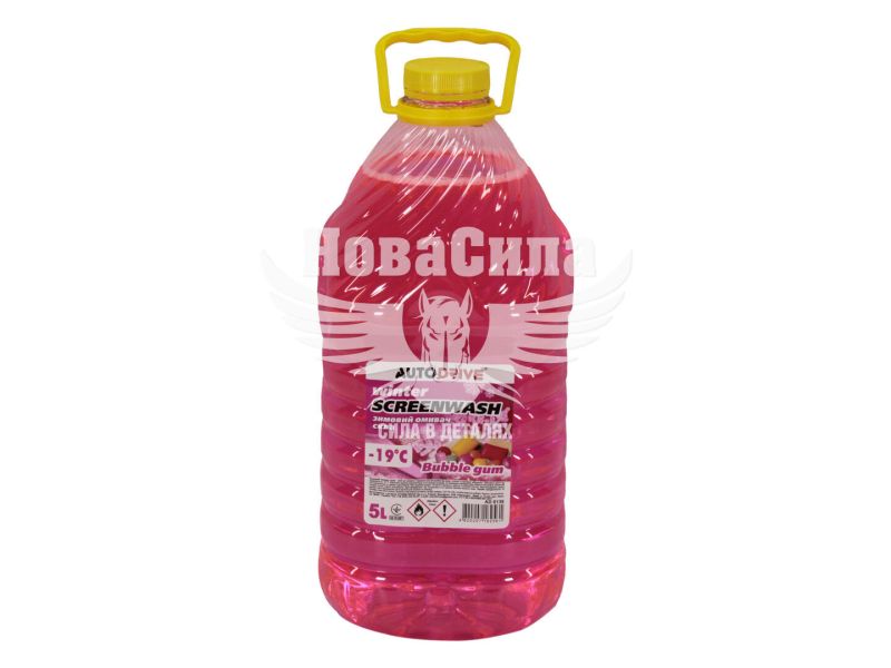 Омивач скла зимовий (Auto Drive) -19 Bubble Gum 5л. (ПЕТ) (AD0138)