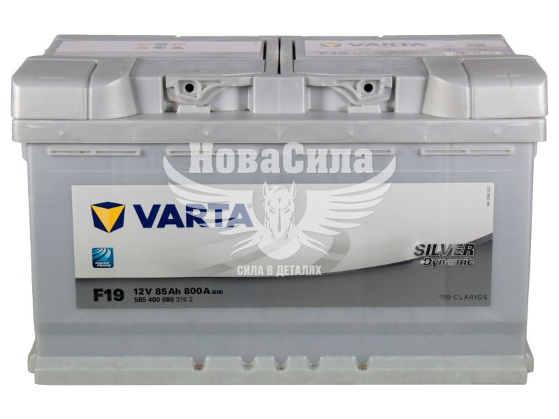 АКБ 85-А/Ч (Varta) Silver Dynamic (R+) 800А (315x175x190мм.) (585400080 3162)