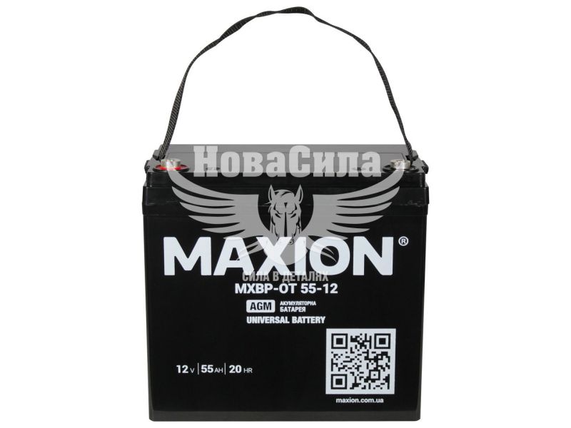 АКБ UPS 12V 55-А/Ч L+ (Maxion) (225х135х225) (mx12v55)