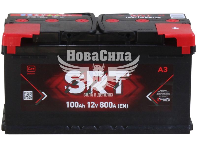 АКБ 100-А/Ч (SRT) (R+) 800A (350х175х190мм.)