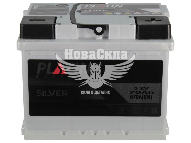 АКБ 70-А/Ч (Platin) Silver (R+) 670A обсл. з пробк.
