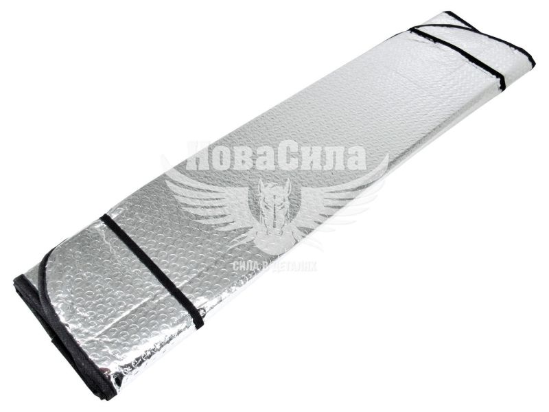 Шторка сонцезахисна лобова (Zollex) 150x70см. срібн. (12047)