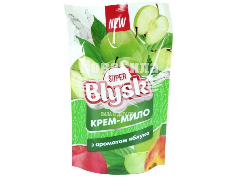 Крем-мило для рук 0,46л Яблуко (Super Blysk) (дой-пак) (SB52025)