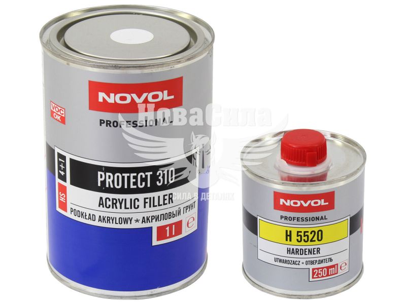 Грунт (Novol) MS PROTECT 310 4+1 білий 1л.+0,25л. (37131+35822)