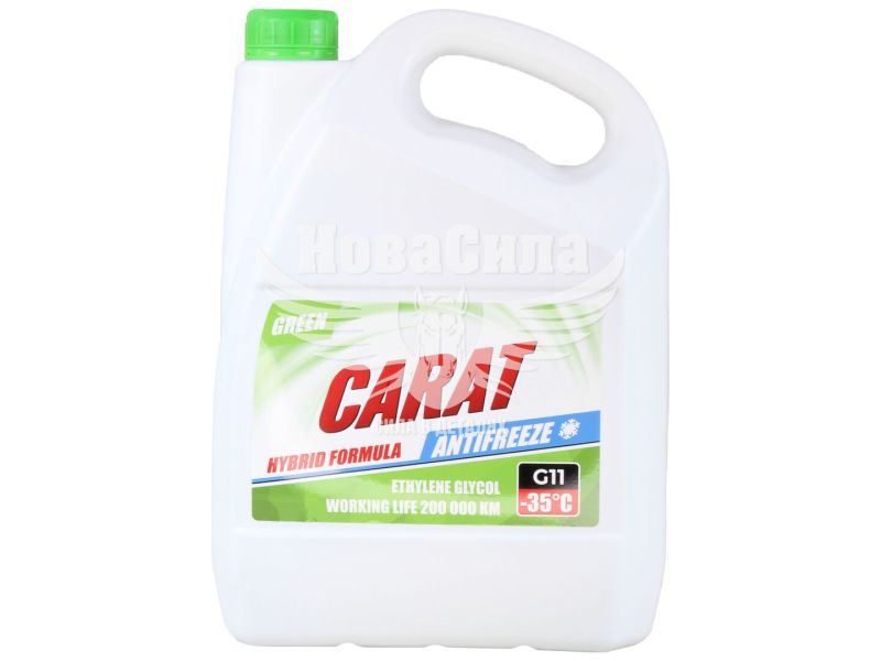Тосол антифриз зелений -35 (Carat) G-11 4,3кг. (KR82387)