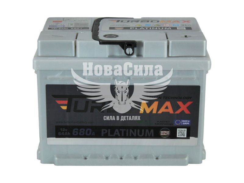 АКБ 64-А/Ч (TurboMax) Platinum (R+) 680A (TM60A600R h175)