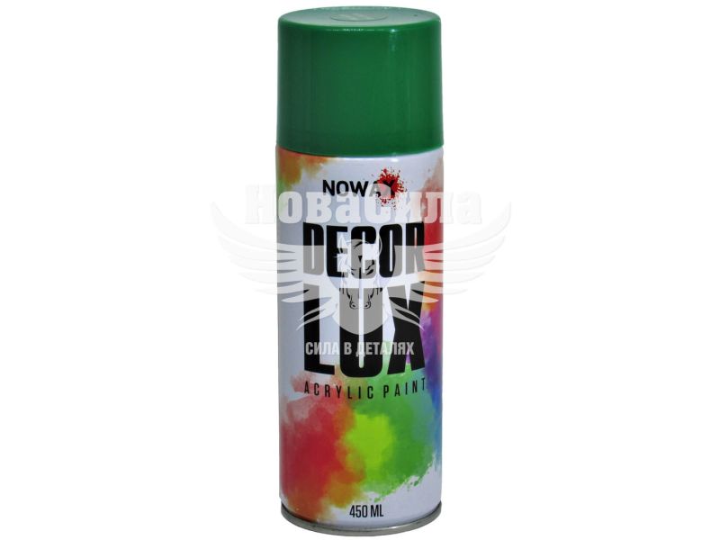 Фарба-спрей (Nowax) Decor Lux М'ятно-зелений 450мл. (RAL 6029) (NX48028/NX65028)