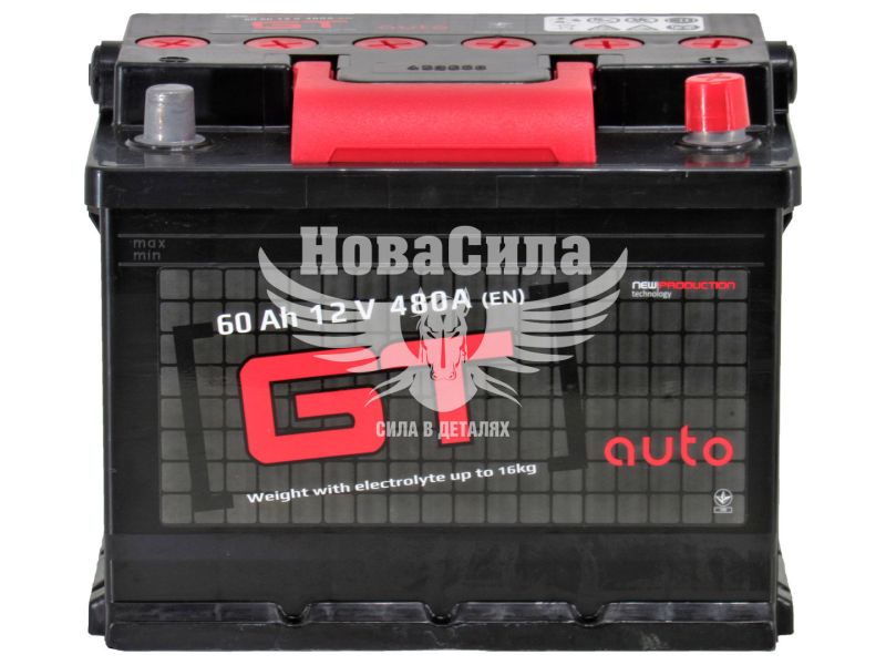 АКБ 60-А/Ч (GT Auto) (R+) 480A