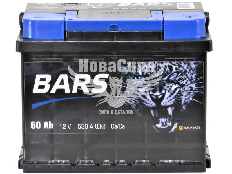 АКБ 60-А/Ч (Bars) (R+) 530A (060 271 09 0 R ЧЧ)