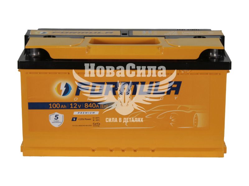 АКБ 100-А/Ч (Formula) Premium (L+) 840A (353х175х190мм.)