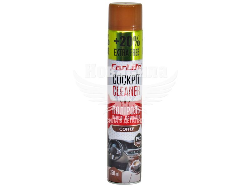 Поліроль пластика (CarLife) Cockpit Cleaner Coffee 750мл. (CF757)