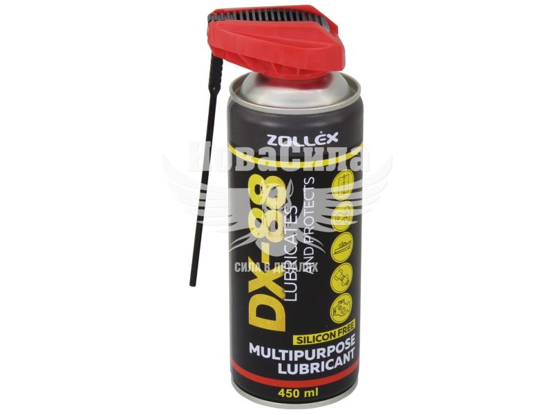 Змазка-спрей універс. DX-88 (Zollex) 450гр. (з носиком) (15105)