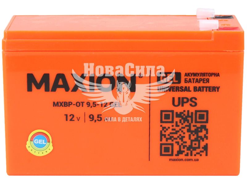 АКБ UPS 12V 9,5-А/Ч L+ (Maxion) (151х65х100) (12-9.5)