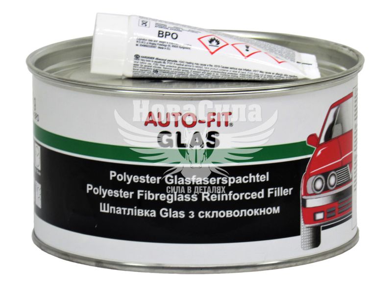 Шпаклівка (AUTO-FIT) скловолокно GLASS 1,8кг. (CSX-01.020.1800)